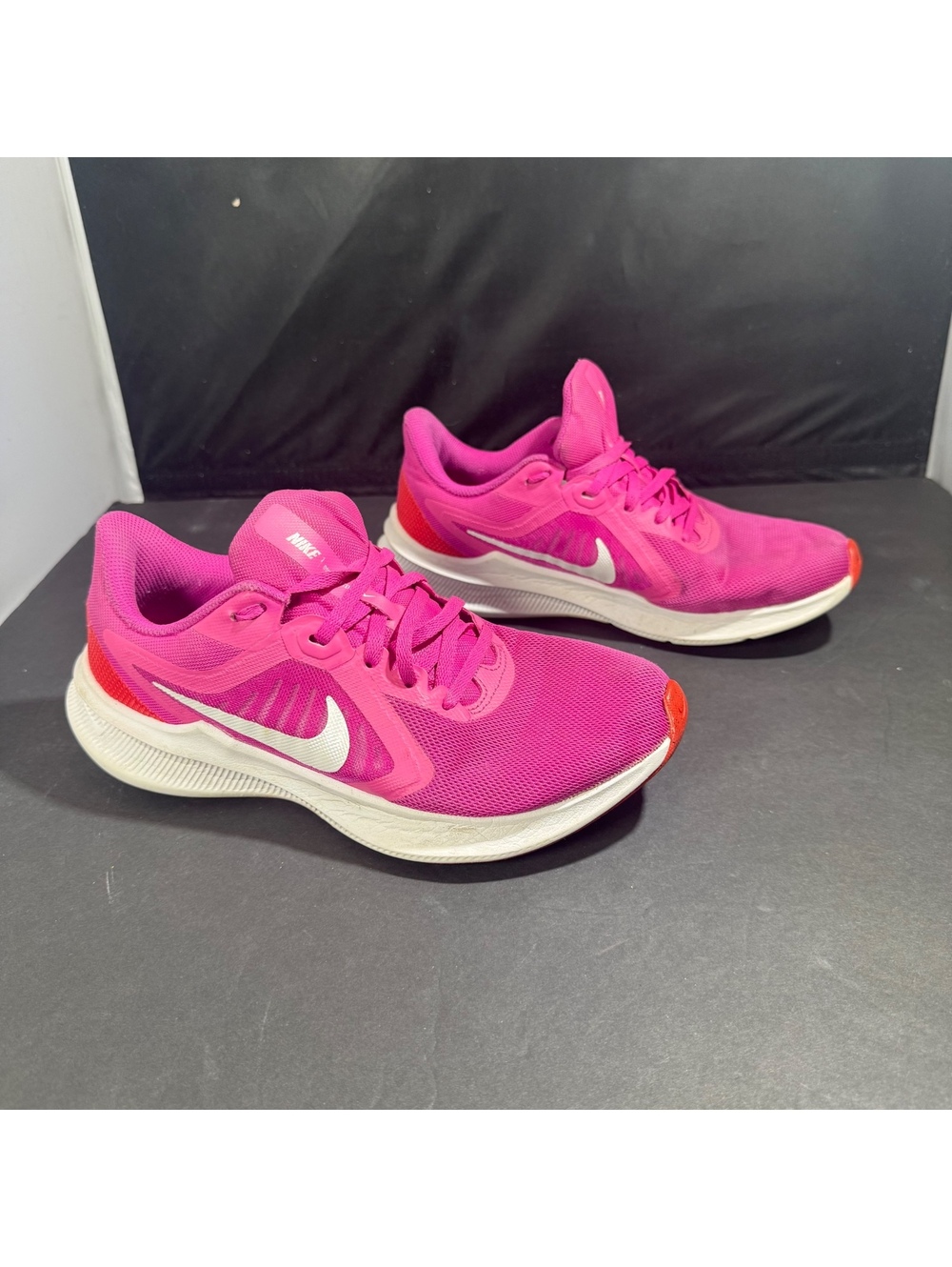 Nike Downshifter 10 Fire Pink Women's Running Shoes Sneakers Size 7.5